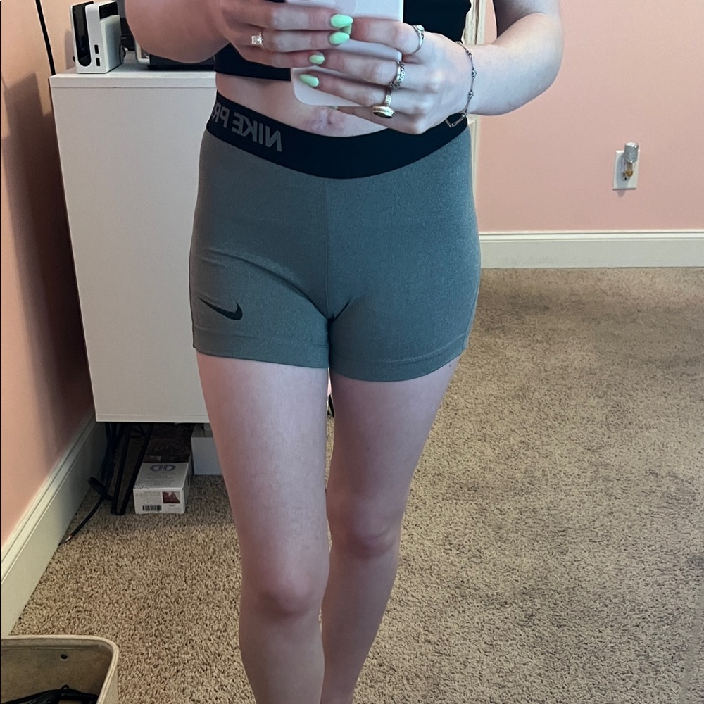 Nike Women's Athletic Shorts in Gray